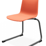 klaslokaal stoelen proza polypropyleen pz39 rood oranje