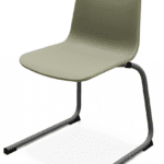 klaslokaal stoel proza polypropyleen pz60 groen mosgrijs