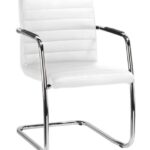 witte stoelen in wit kunstleder