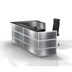 receptiemeubel hoek 150x297 cm zijkant