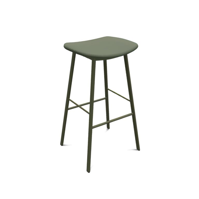 barkruk den bosch frame groen mosgrijs EP60 kunstleer groen mosgrijs m360