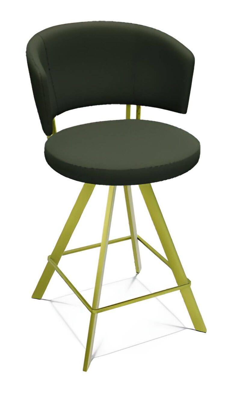 barkruk wit in groene variant