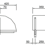 liftstoel k3 technische tekening afmetingen