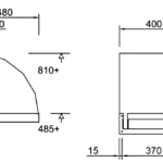 liftstoel k4 technische tekening afmetingen