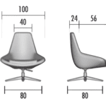 wachtkamer fauteuil storn large afmetingen