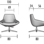 wachtkamer fauteuil storn medium afmetingen