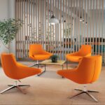 wachtkamer fauteuil storn medium sfeerfoto oranje