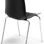 designstoel Onno zwart schuin achterkant