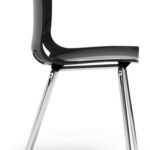 designstoel Onno zwart zijkant