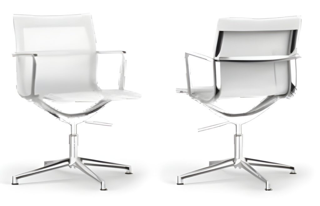 draaistoel wit netbespanning