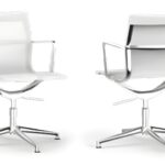 draaistoel wit netbespanning