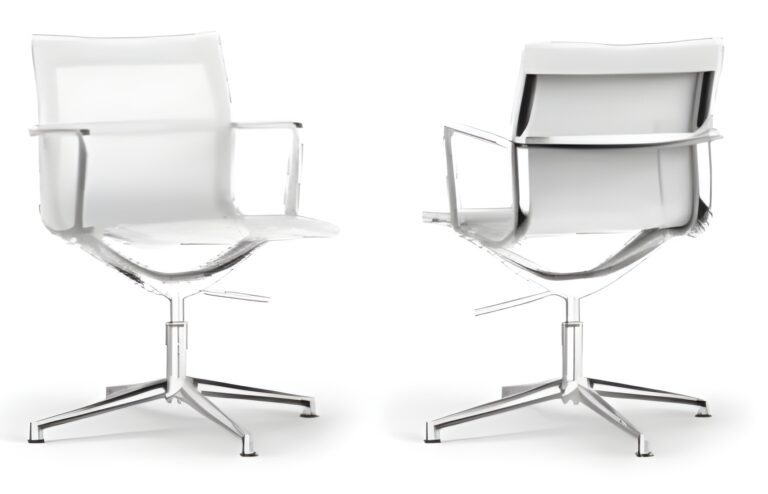 draaistoel wit netbespanning