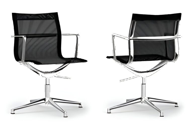 draaistoel zwart netbespanning