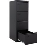 ladekasten voor op kantoor 4 laden zwart