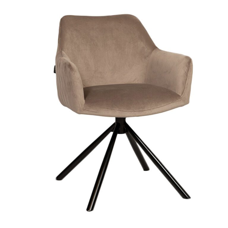 draaibare stoel Agaard taupe