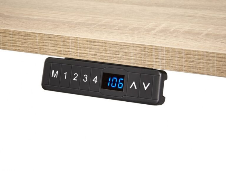 hoog laag bureau bedieningspaneel