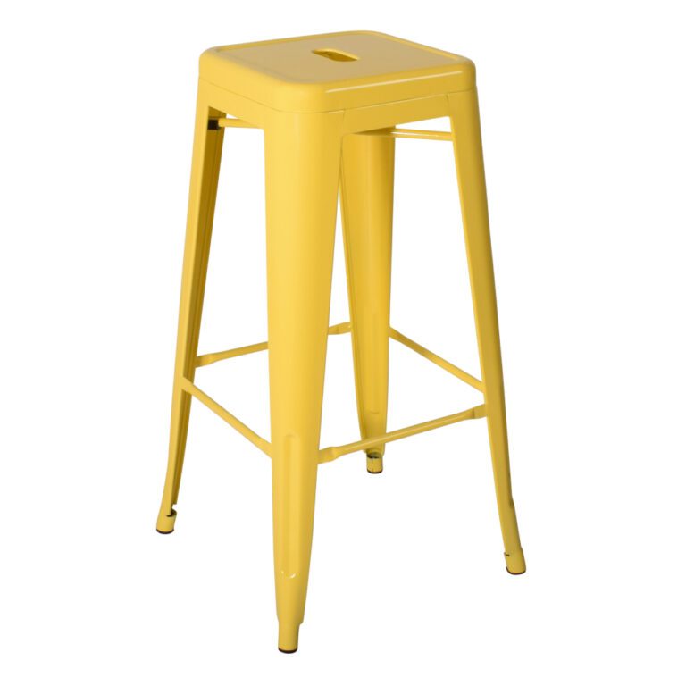 industriële barkruk geel