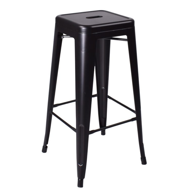 industriële barkruk zwart