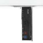 thin client houder zwart onder bureaublad