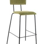 barkruk met rugleuning Society Mustard 06