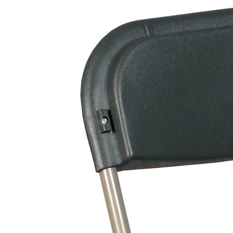 kunststof klapstoel grijs antraciet detail 1