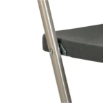 kunststof klapstoel grijs antraciet detail 2