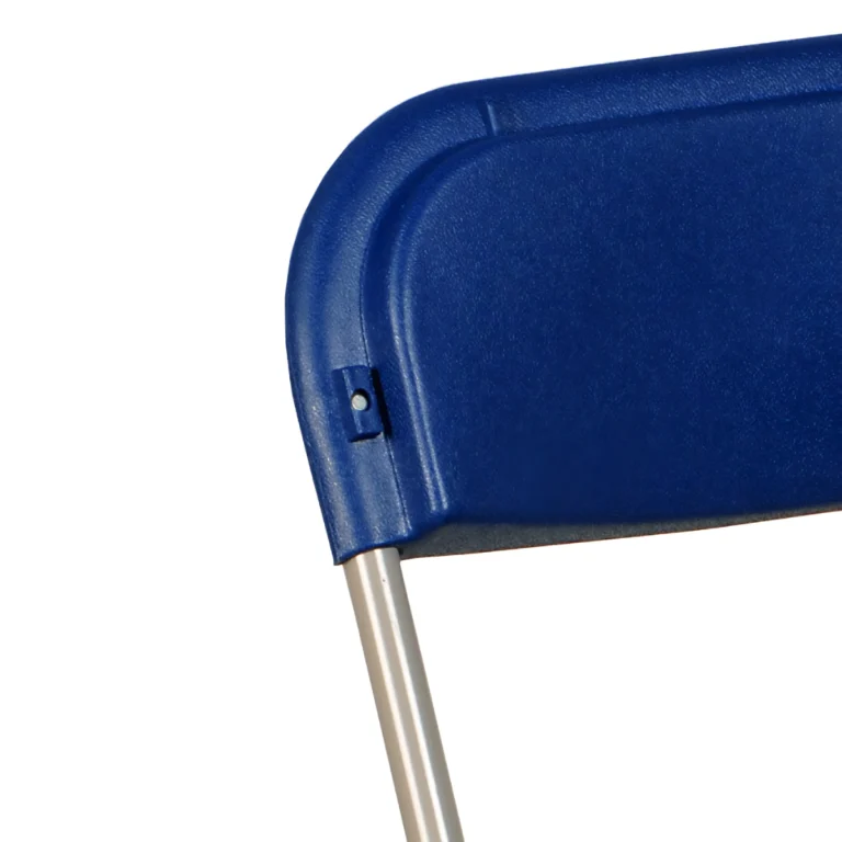 kunststof klapstoel grijs blauw detail 2