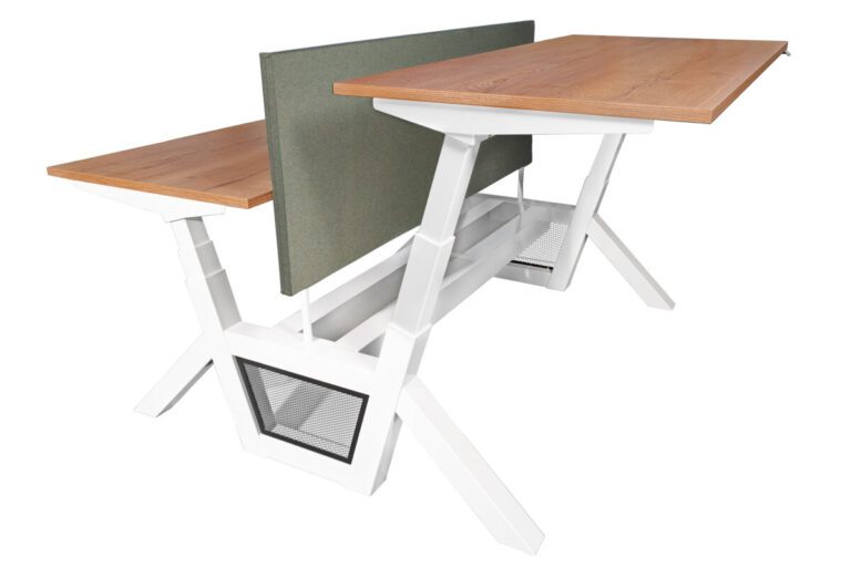 zit sta bureau bench schuin