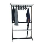 garderobe rek met 38 haken compleet uitgevoerd