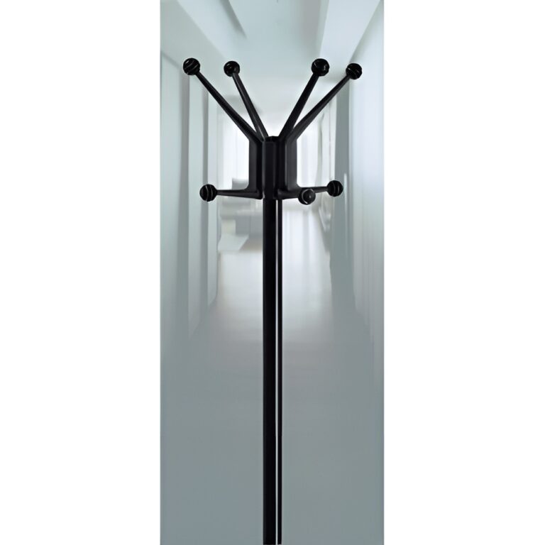 losstaande kapstok zwart close-up kroon