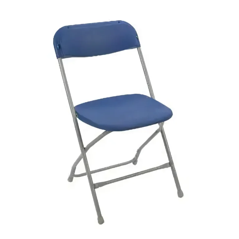 kunststof klapstoel blauw