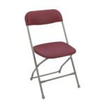 kunstst of klapstoel bordeaux