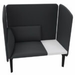 seduswachtkamerbank serie se:works fauteuil model focus met aflegruimte rechts