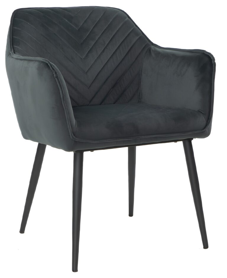 els vergaderstoel antraciet velvet