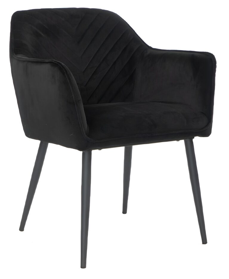 els vergaderstoel zwart velvet