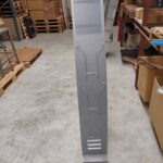 gebruikte folderdisplay grijs