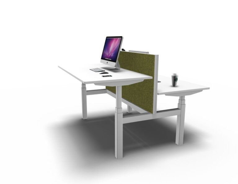 geluiddempende bureau tussenwand