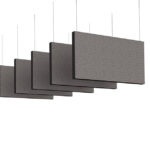 Akoestische baffles voor plafond