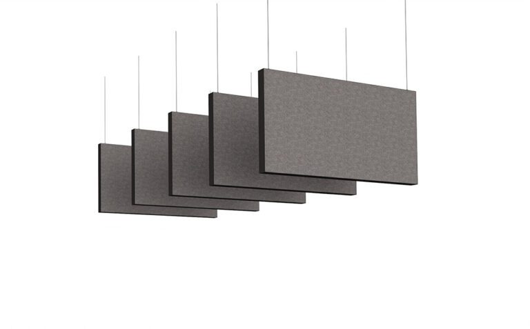 Akoestische baffles voor plafond