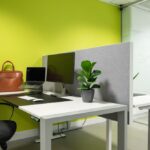 geluiddempende bureau scheidingswand
