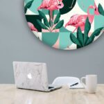 Akoestisch schilderij met indrukwekkende opdruk