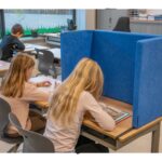 geluiddempend concentratiescherm