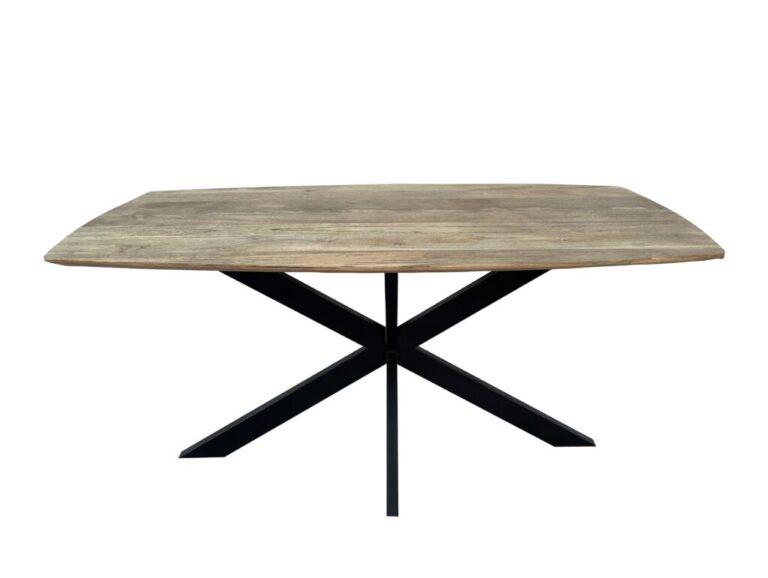 Tonvormige vergadertafel naturel glad