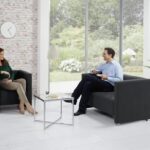 ontvangstmeubilair, set van twee