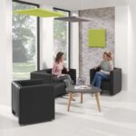 camo een en tweezitter wachtkamermeubilair