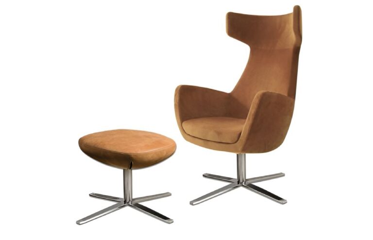 Mamo fauteuil met hocker