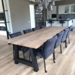 Demo tafel met A-poot