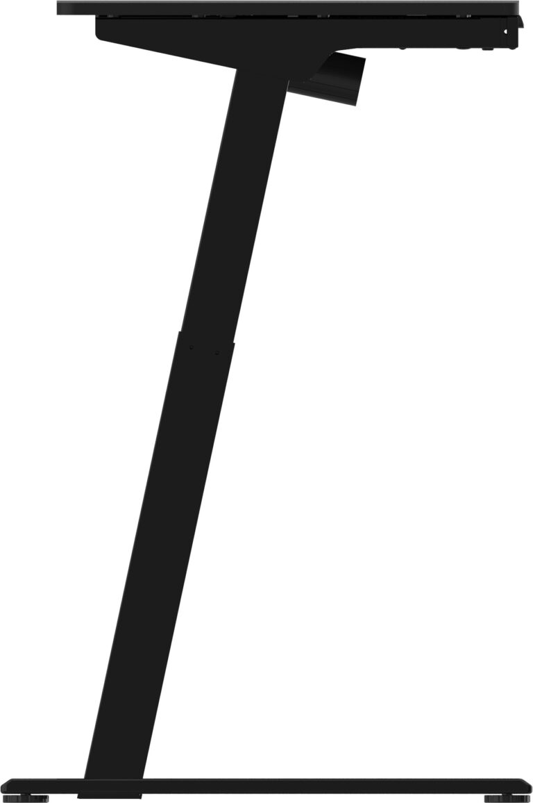 klein elektrisch bureau zwart zijkant