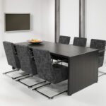 dave vergadertafel 220 x 100 donker eiken