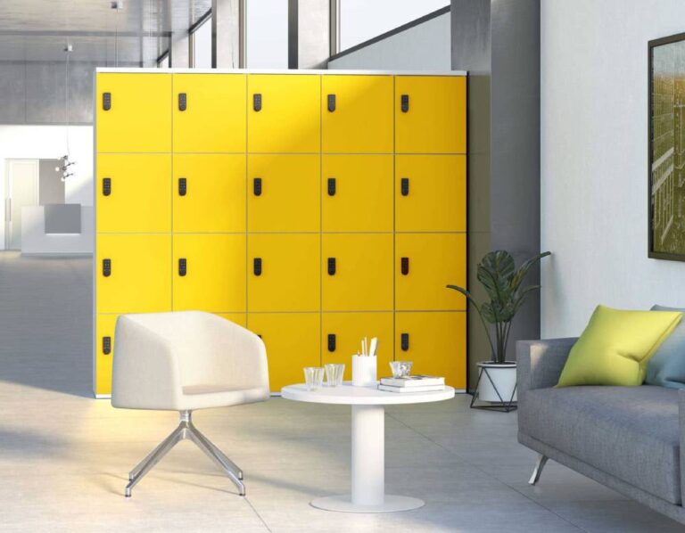 lockers hout elektronische cijfercode